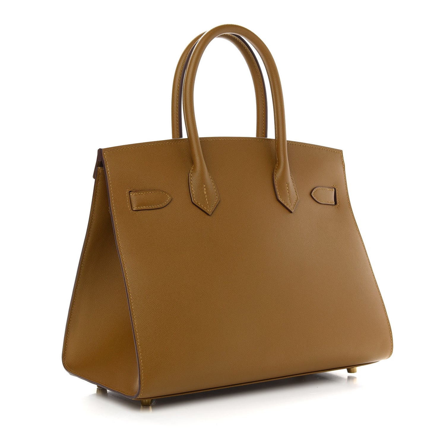 Madame Calfskin Birkin Sellier 30 Bronze Dore