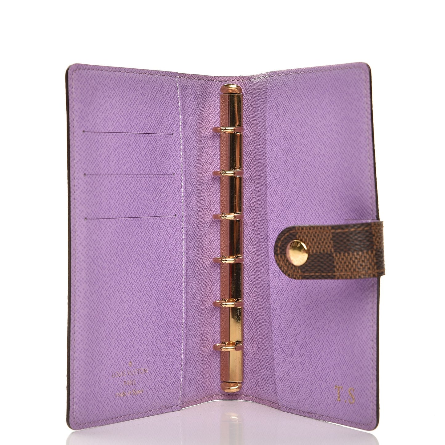 Damier Ebene Illustre Small Ring Agenda