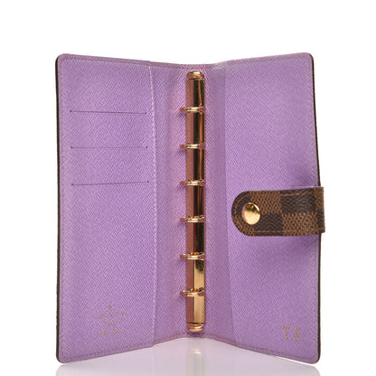 Louis Vuitton Damier Ebene Illustre Small Ring Agenda 5 of 7