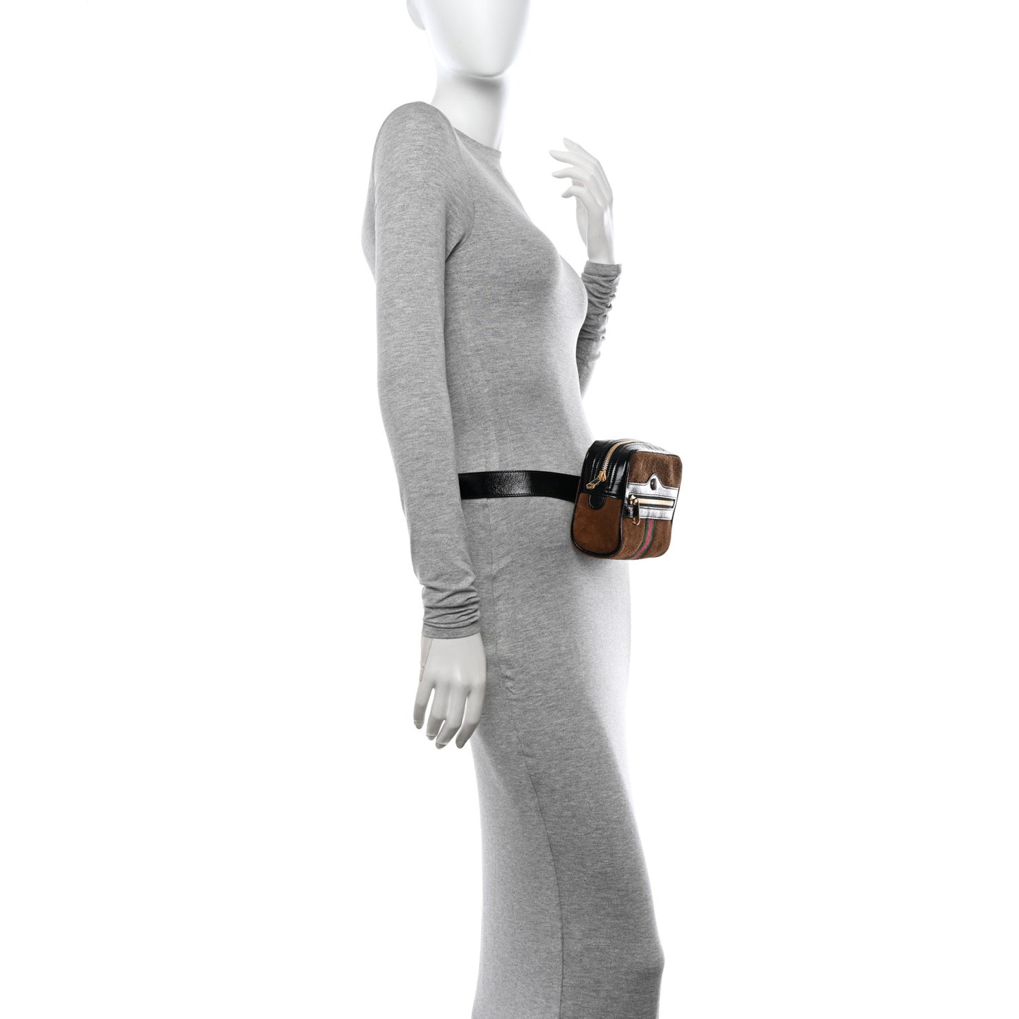 Suede Small Ophidia Belt Bag 85 34 Brown