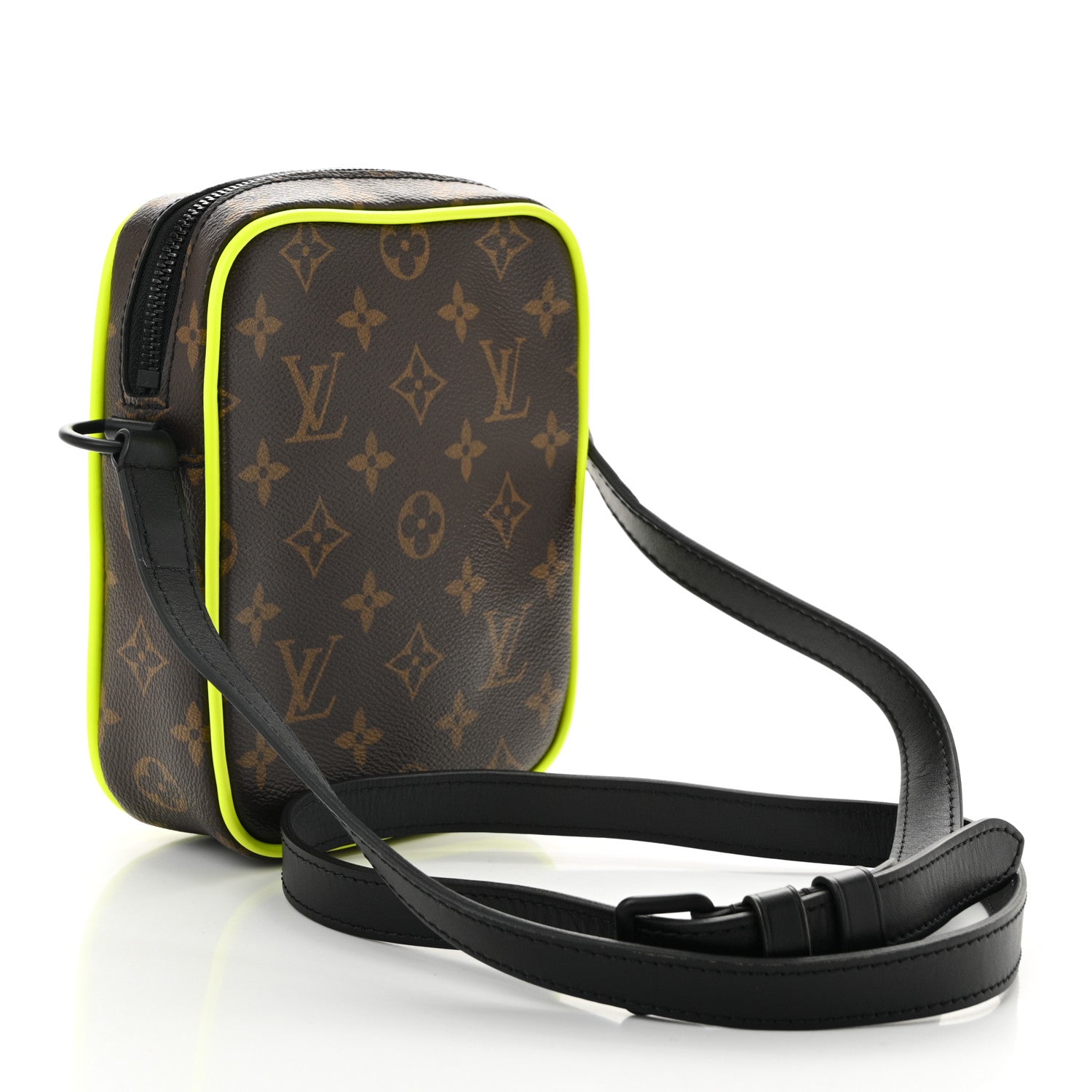 Louis Vuitton Monogram Macassar Christopher Wearable Wallet Fluorescent Yellow 3 of 9