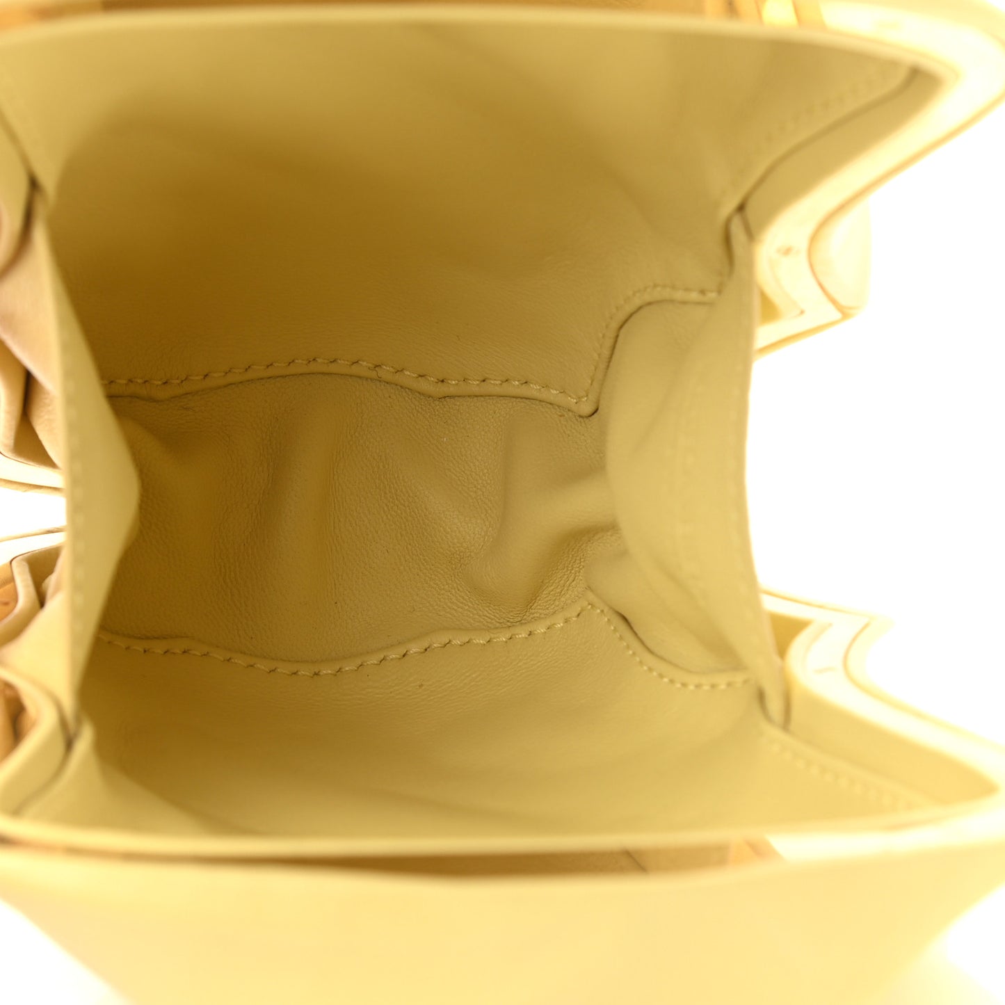 Calfskin The Whirl Bag Yellow