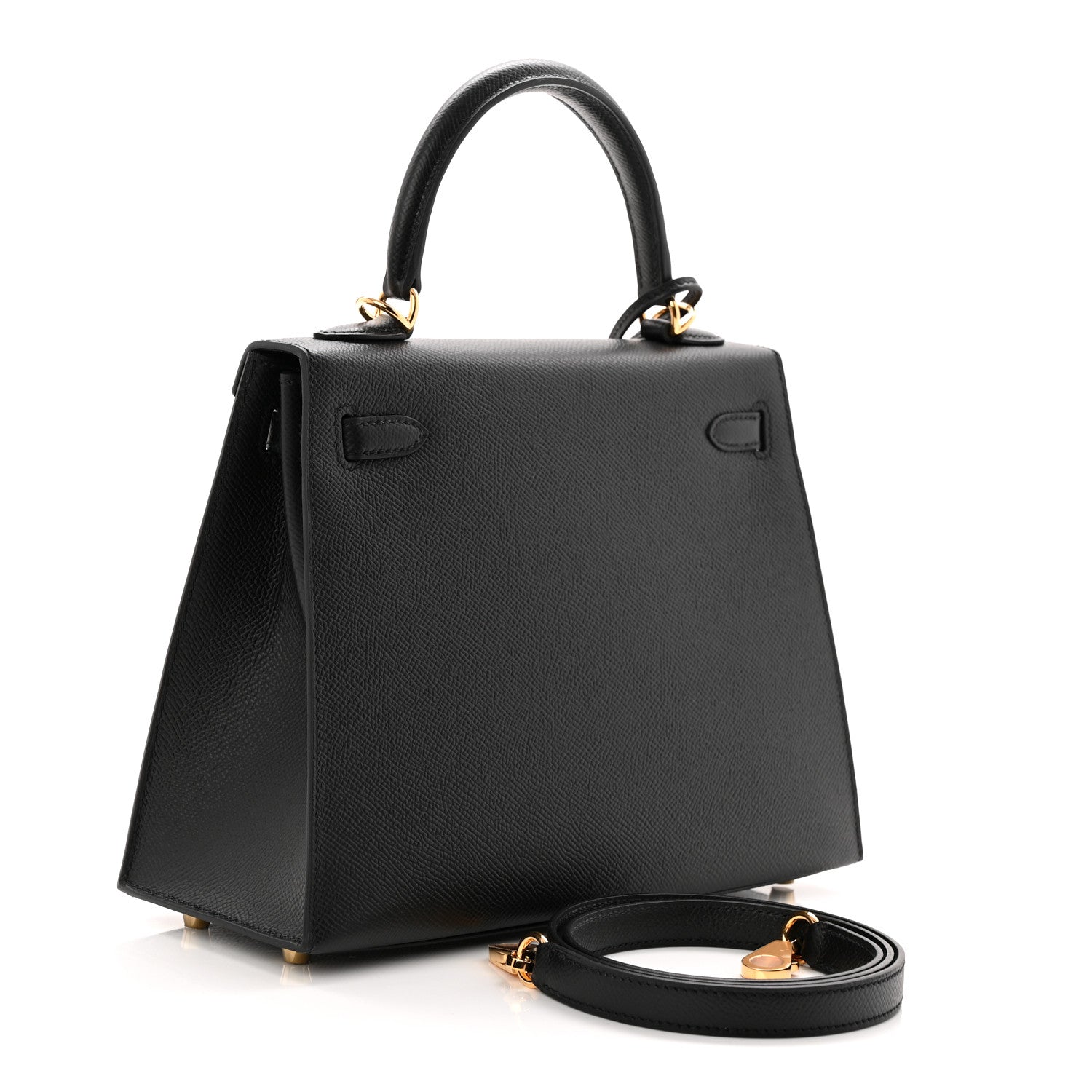Hermes Epsom Kelly Sellier 25 Black 3 of 11
