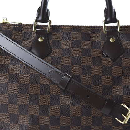 Louis Vuitton Damier Ebene Speedy Bandouliere 30 9 of 11