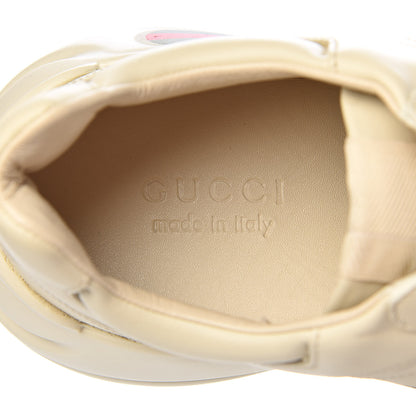 Gucci Calfskin Logo Mens Rhyton Sneakers 10 Ivory 6 of 9