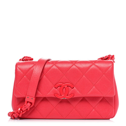 Chanel Caviar Quilted My Everything Small Flap Pink 1 of 10