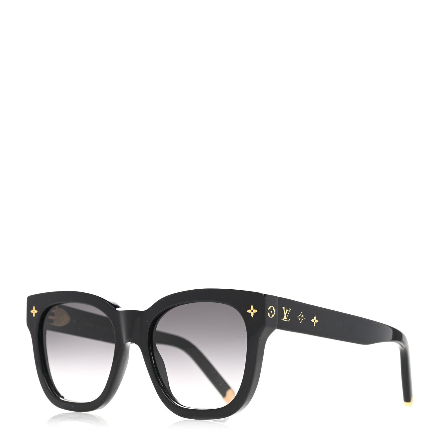 Acetate My Monogram Square Sunglasses Z1523E Black