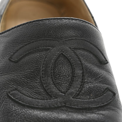 Chanel Lambskin CC Espadrilles 37 Black 11 of 13