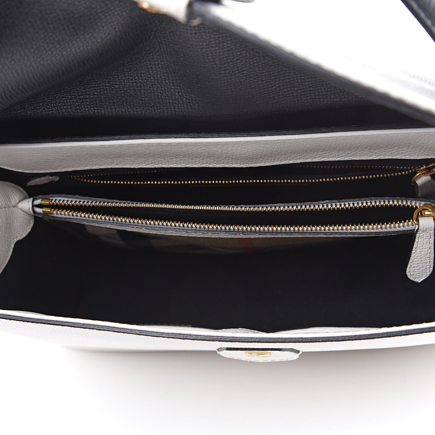 Derby Calfskin House Check Medium Camberley Chalk White Black