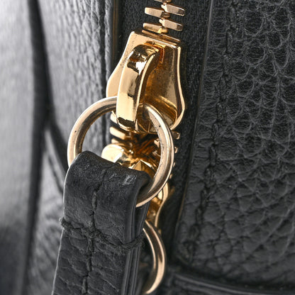 Gucci Pebbled Calfskin Soho Chain Backpack Black 12 of 15