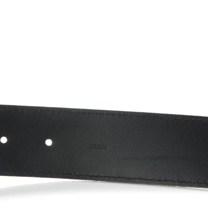 Louis Vuitton Suede Calfskin Mini Damier 40mm LV Initiales Belt 95 38 5 of 6