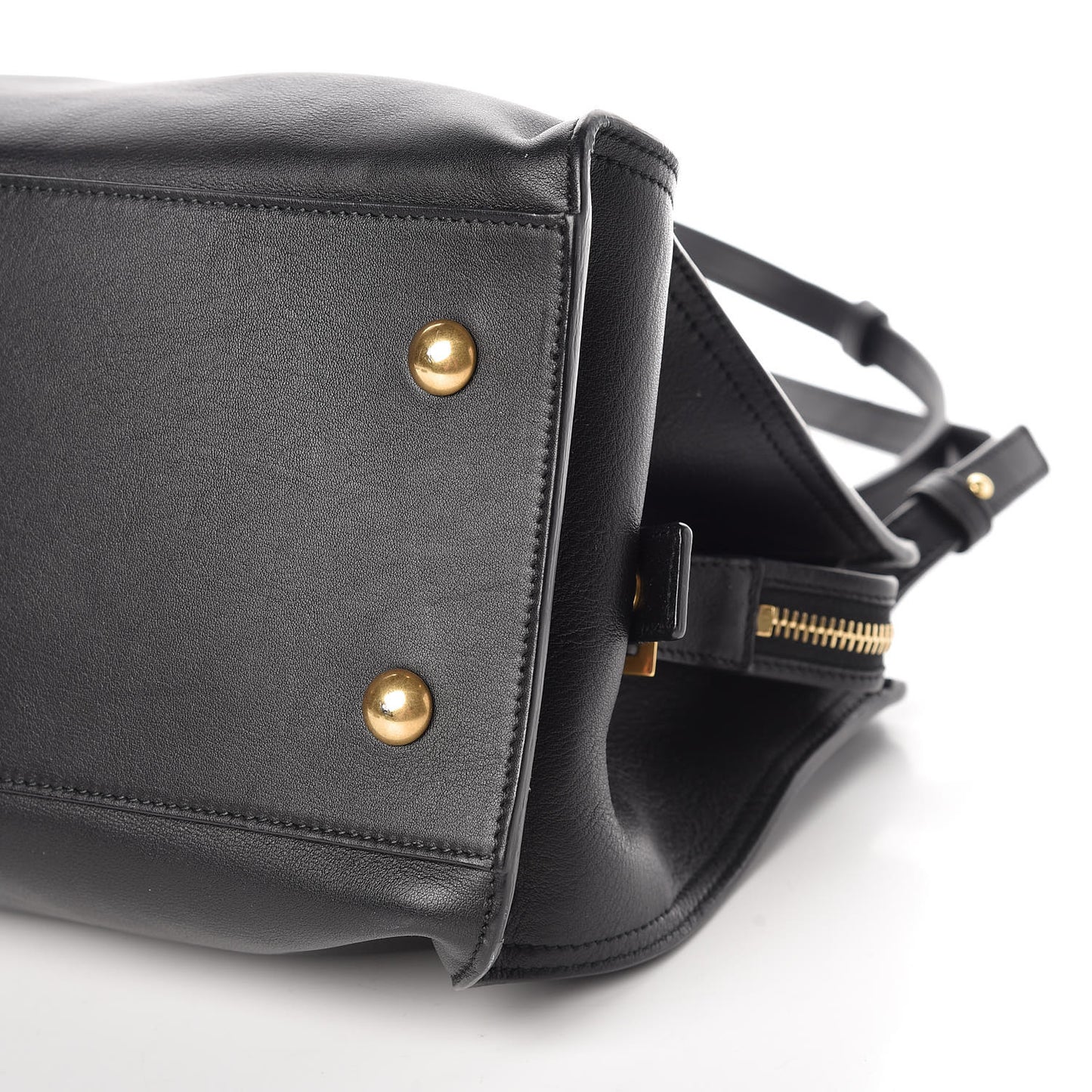 Calfskin Small Classic Y Cabas Black