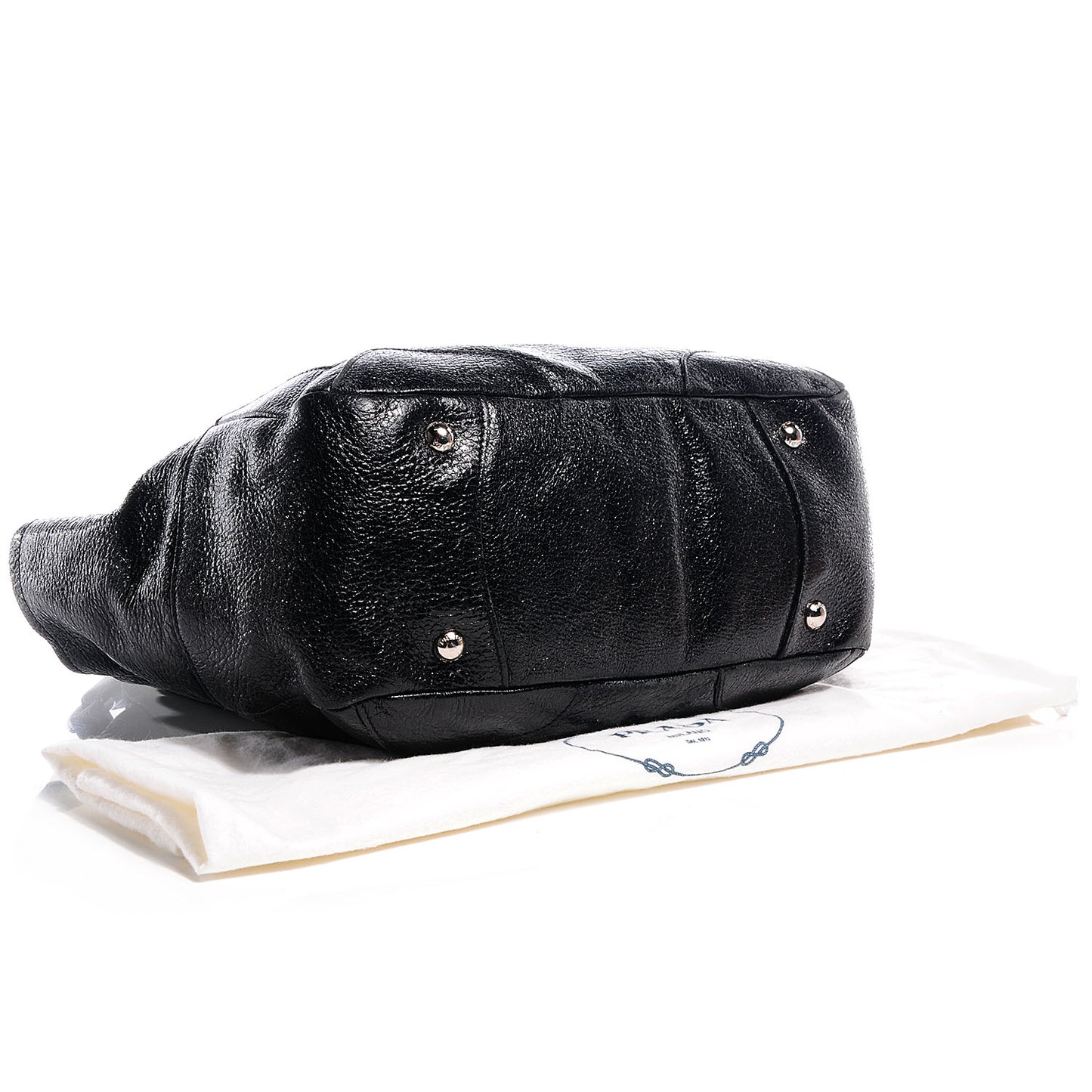 Cervo Lux Chain Shoulder Bag Nero Black