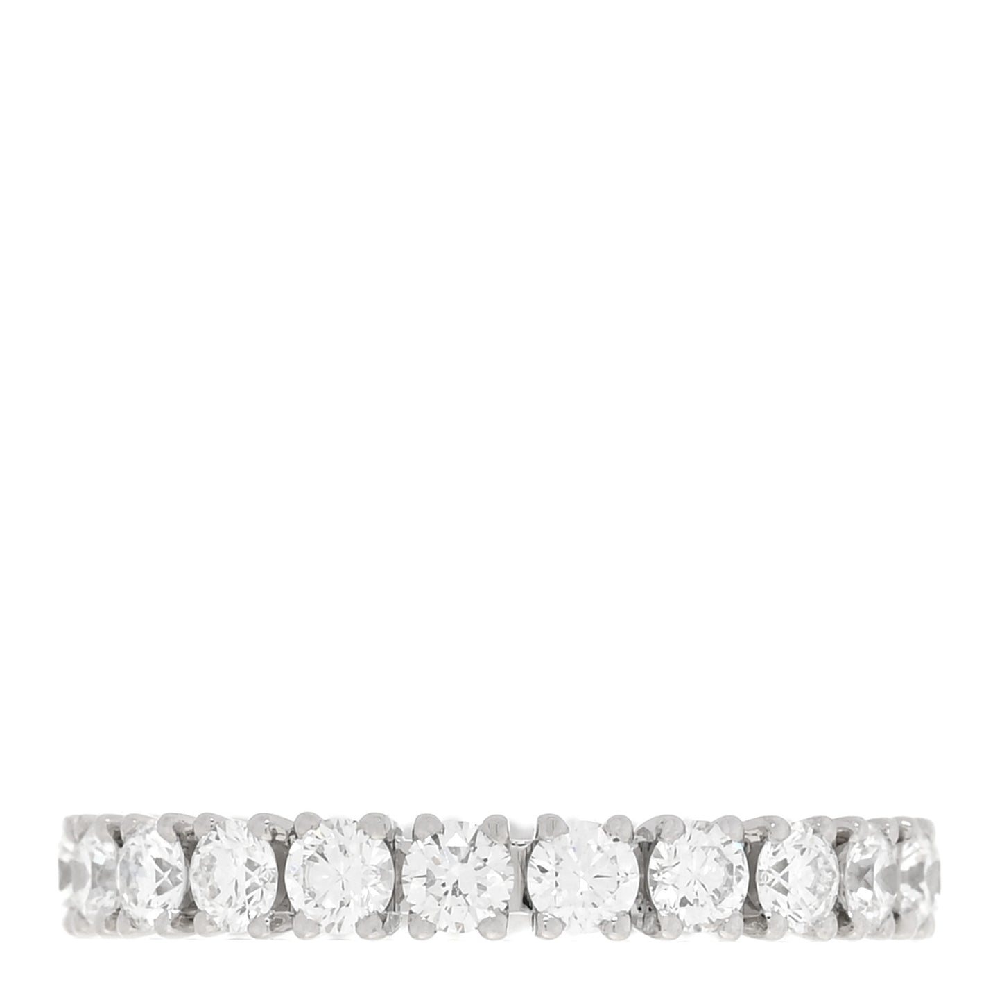 Platinum Diamond 1.32ctw 3mm Destinée Wedding Band Ring 53 6.25