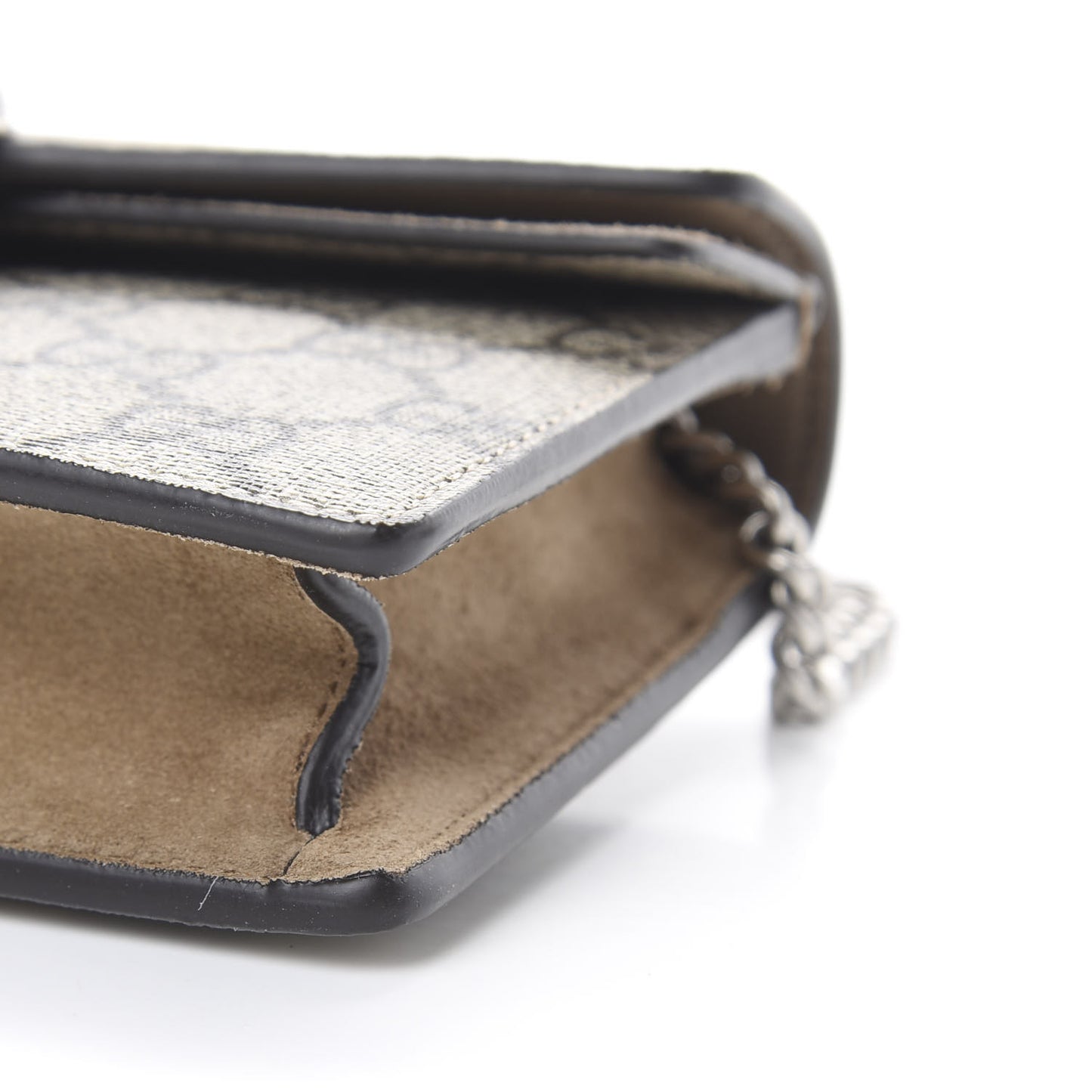 GG Supreme Monogram Super Mini Dionysus Shoulder Bag Taupe