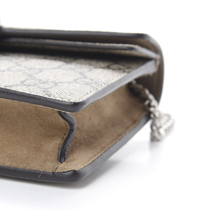 Gucci GG Supreme Monogram Super Mini Dionysus Shoulder Bag Taupe 8 of 11