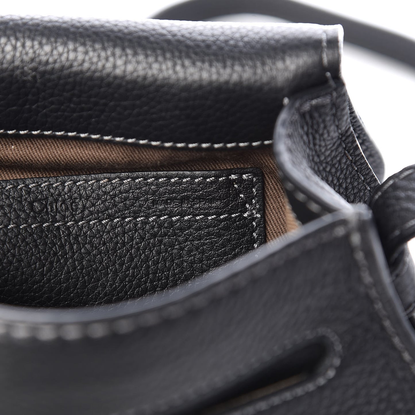 Calfskin Mini Marcie Round Crossbody Bag Black