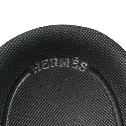 Hermes Calfskin Womens Enid Sandals 43 Black 8 of 9
