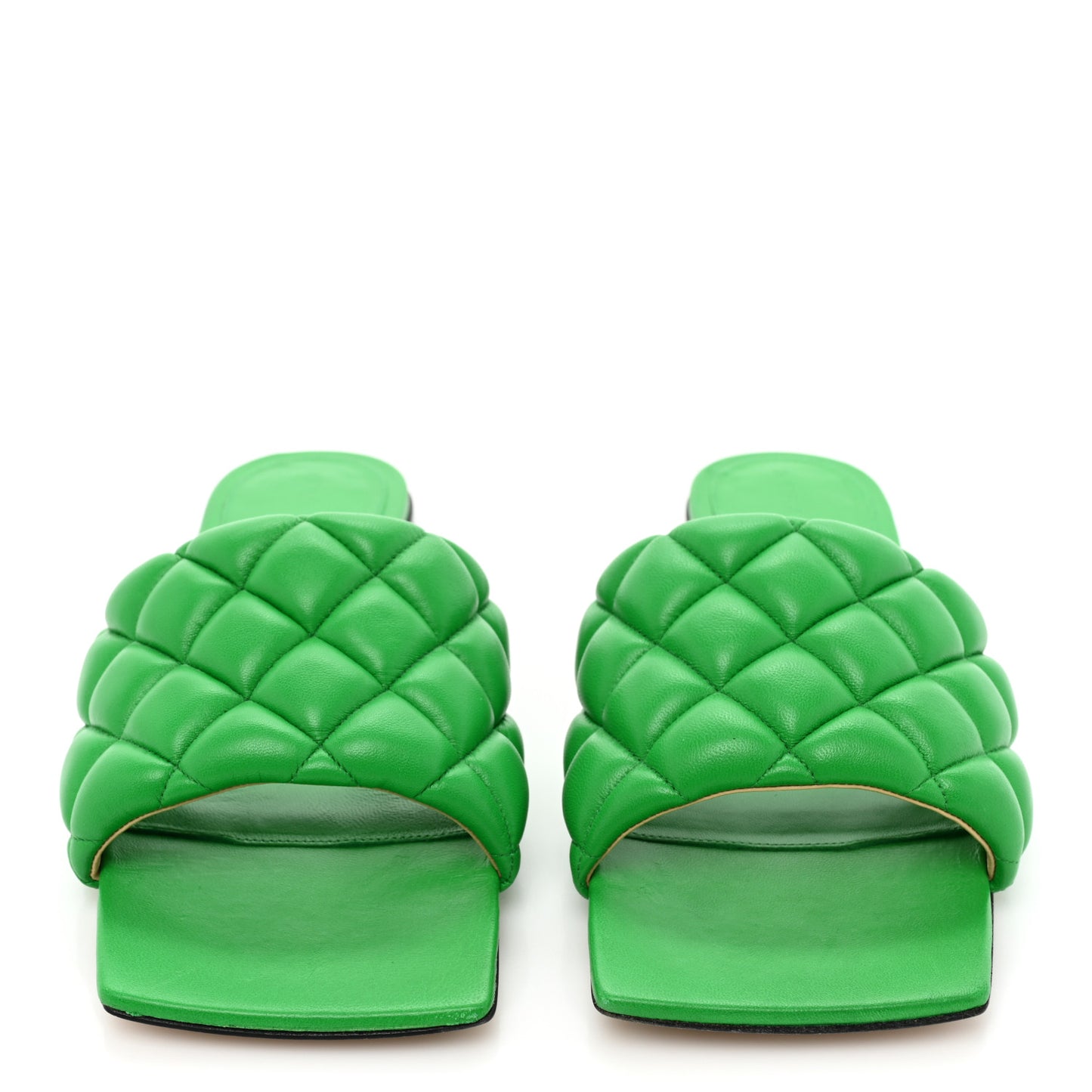 Nappa Matelasse Padded Flat Sandals 40 Parakeet 40 Parakeet