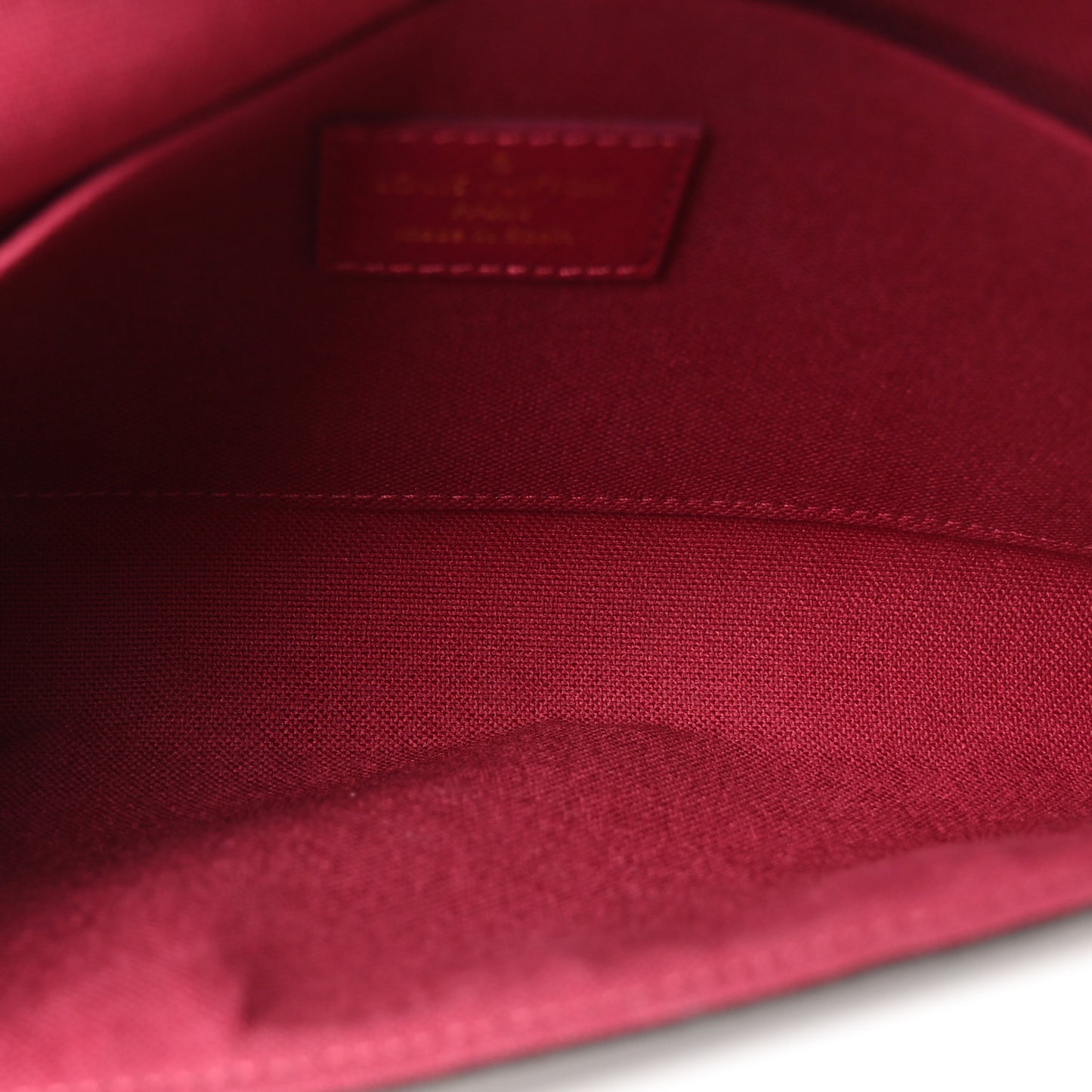 Monogram Pochette Felicie Chain Wallet Fuchsia