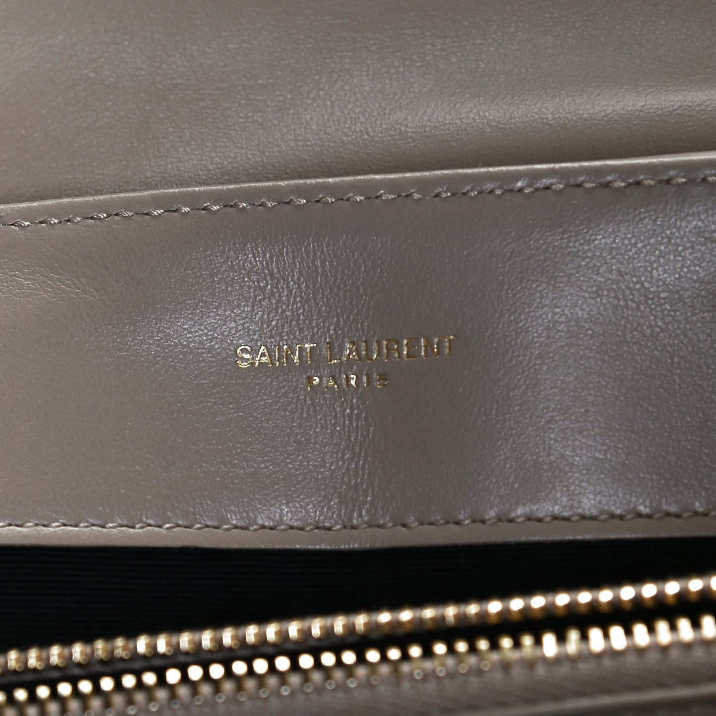 Calfskin Y Quilted Monogram Medium Loulou Chain Satchel Dark Latte