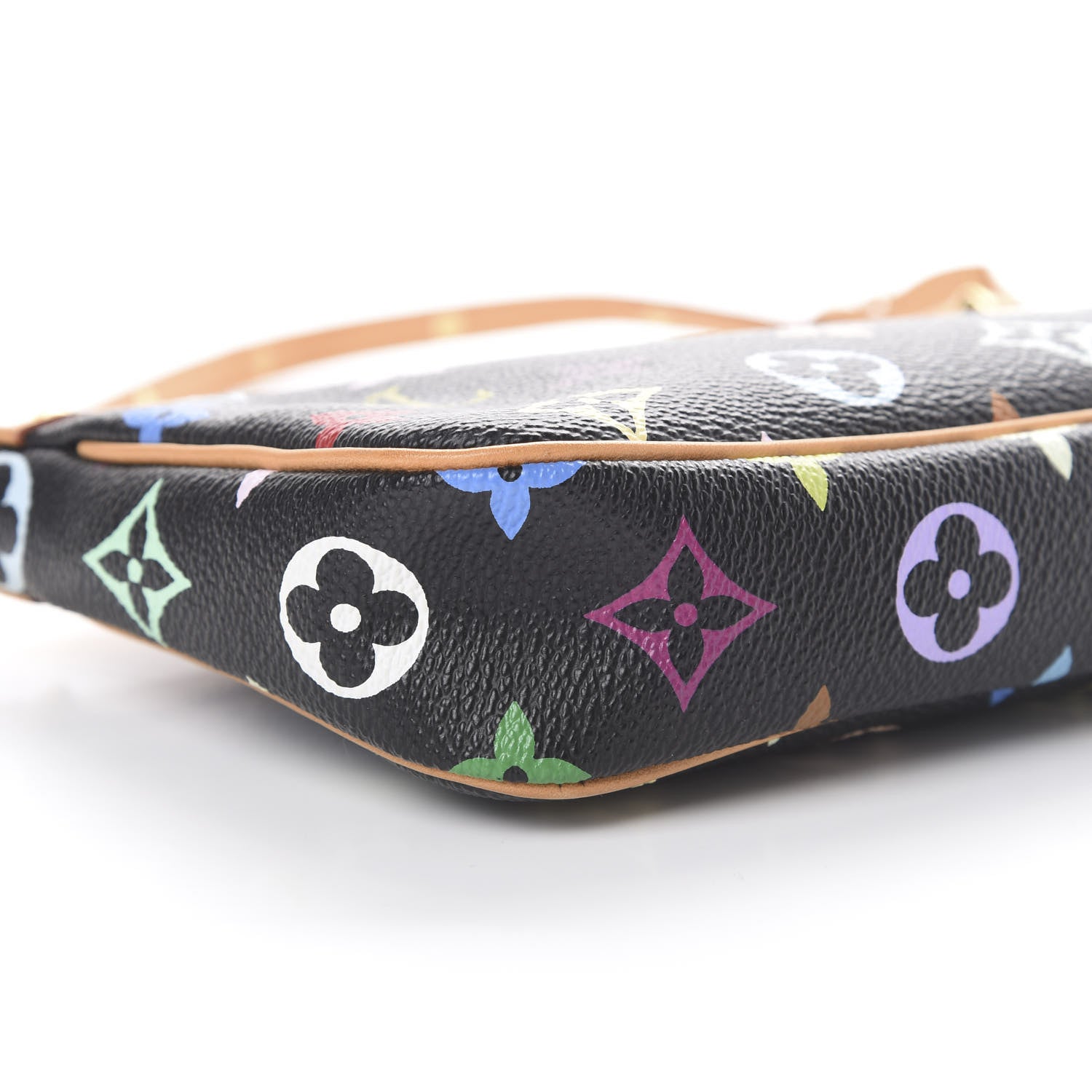 Louis Vuitton Monogram Multicolor Pochette Accessories Black 8 of 11