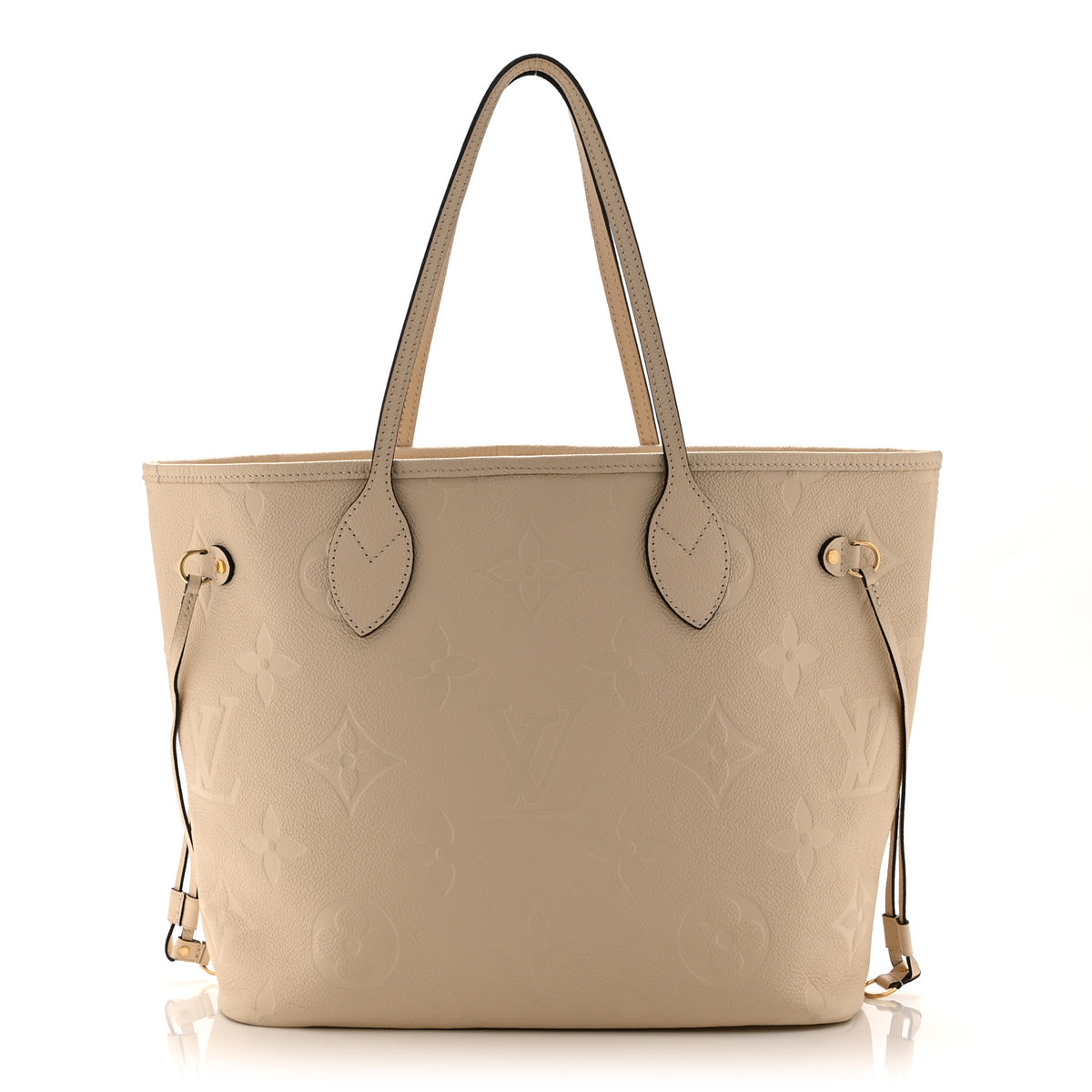 Louis Vuitton Empreinte Monogram Giant Neverfull MM Cream 1 of 10