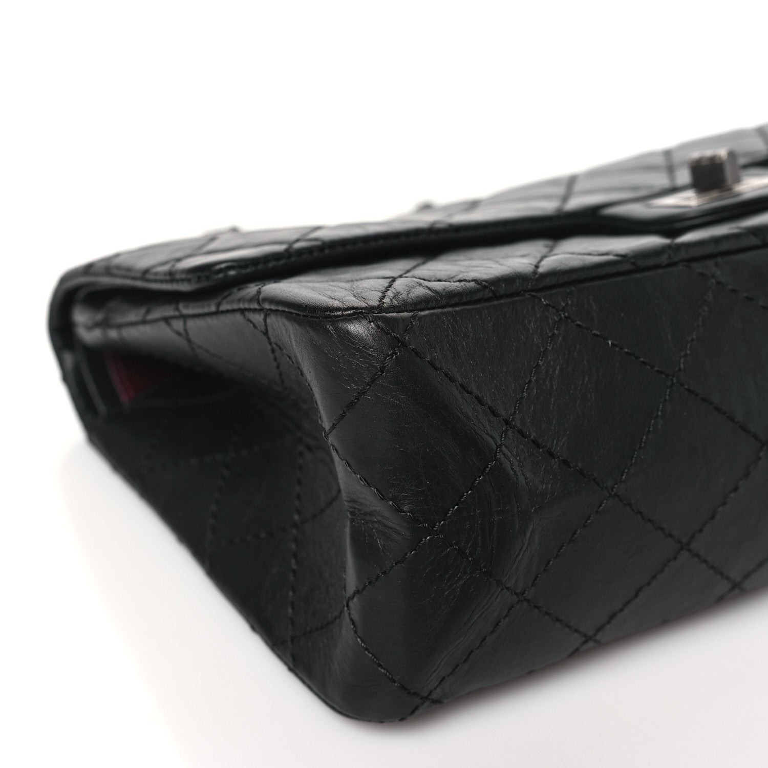 Chanel Aged Calfskin Quilted 2.55 Reissue 226 Flap Black 9 of 12