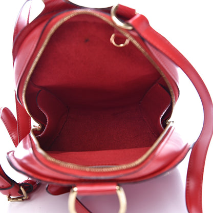 Louis Vuitton Epi Mabillon Backpack Castillan Red 4 of 13