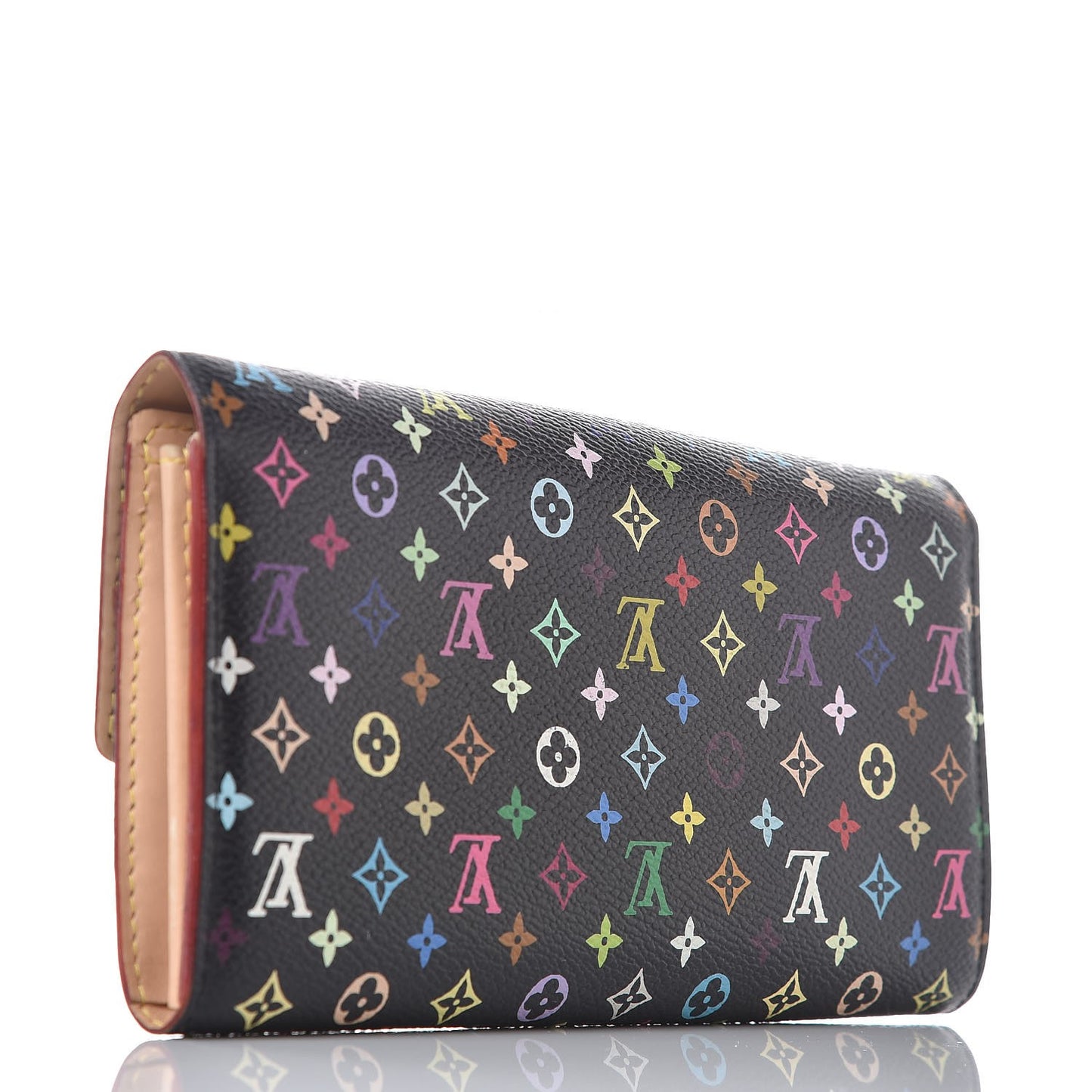 Monogram Multicolor Sarah Wallet Black