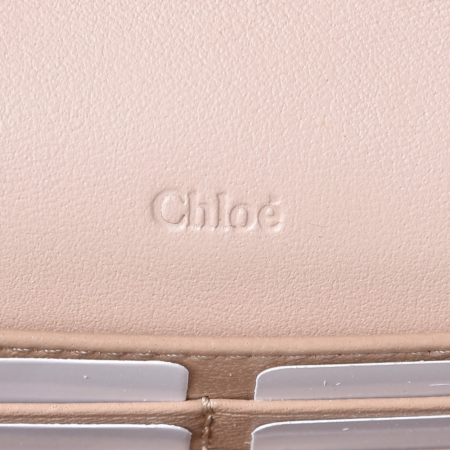 Calfskin Georgia Flap Wallet Cement Pink