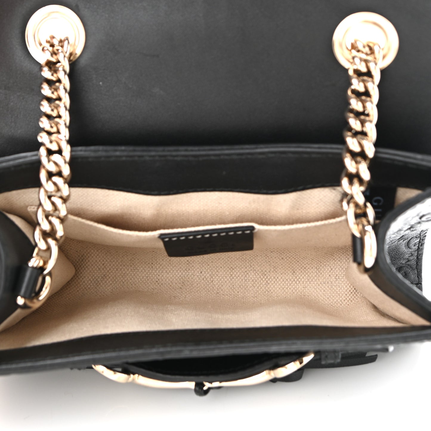 Microguccissima Mini Emily Shoulder Bag Black