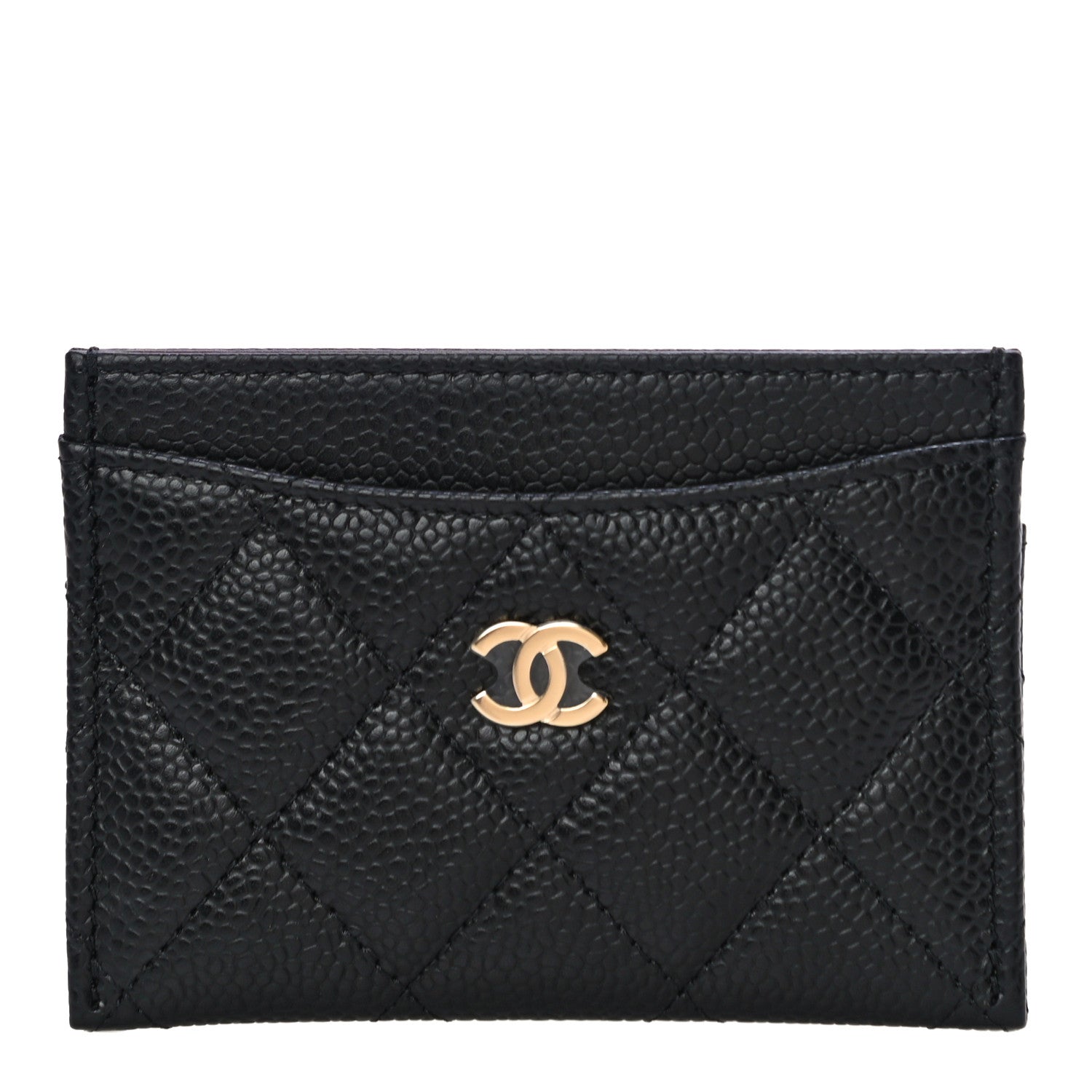 Chanel Caviar Quilted Card Holder Black 1 of 12
