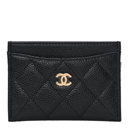 Chanel Caviar Quilted Card Holder Black 1 of 12