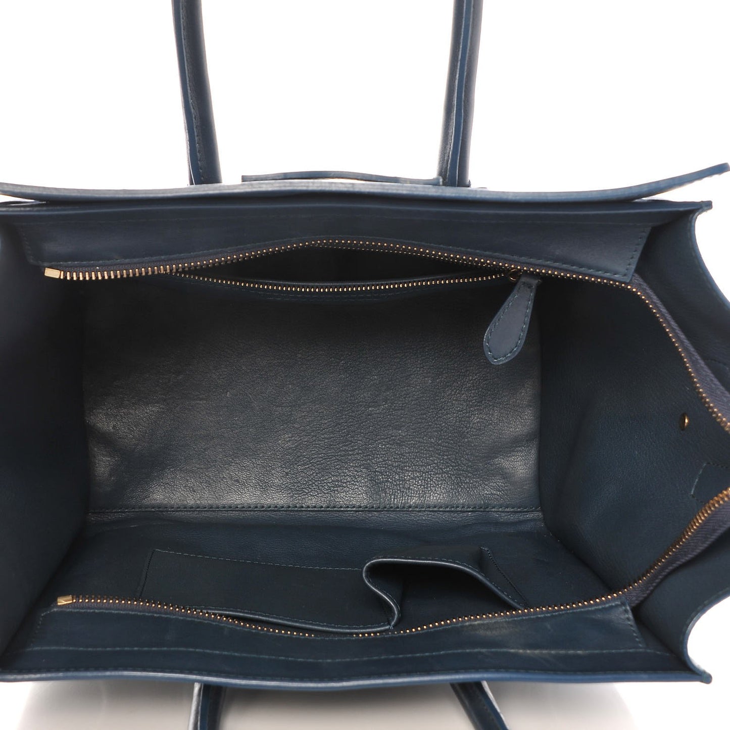 Drummed Calfskin Mini Luggage Orage