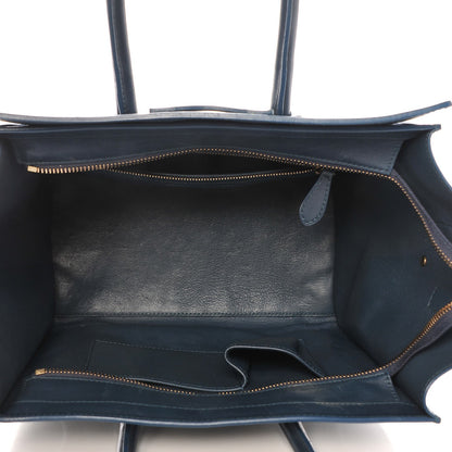 Celine Drummed Calfskin Mini Luggage Orage 5 of 21