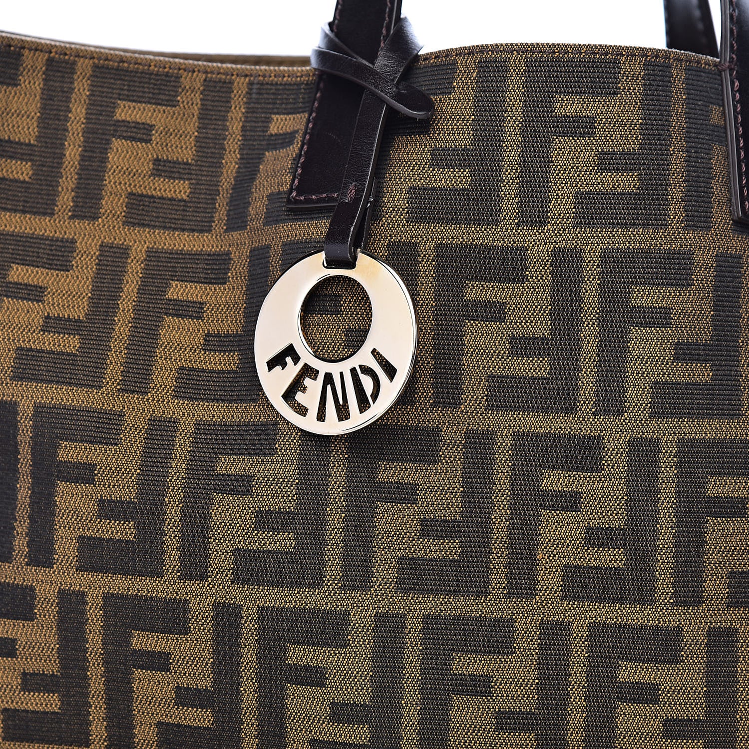 Fendi Zucca Shopping Tote Tobacco 12 of 12