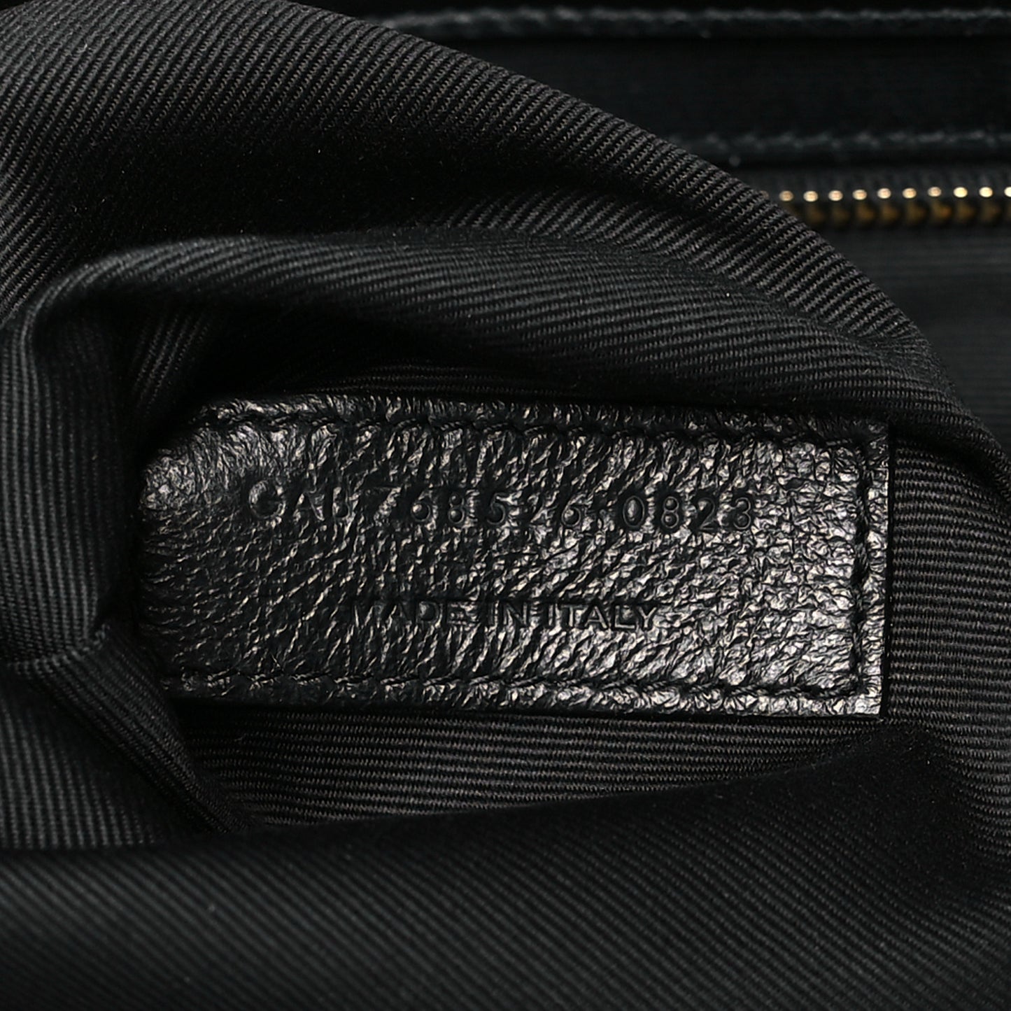 Lambskin Matelasse Monogram Oversized Jamie Black