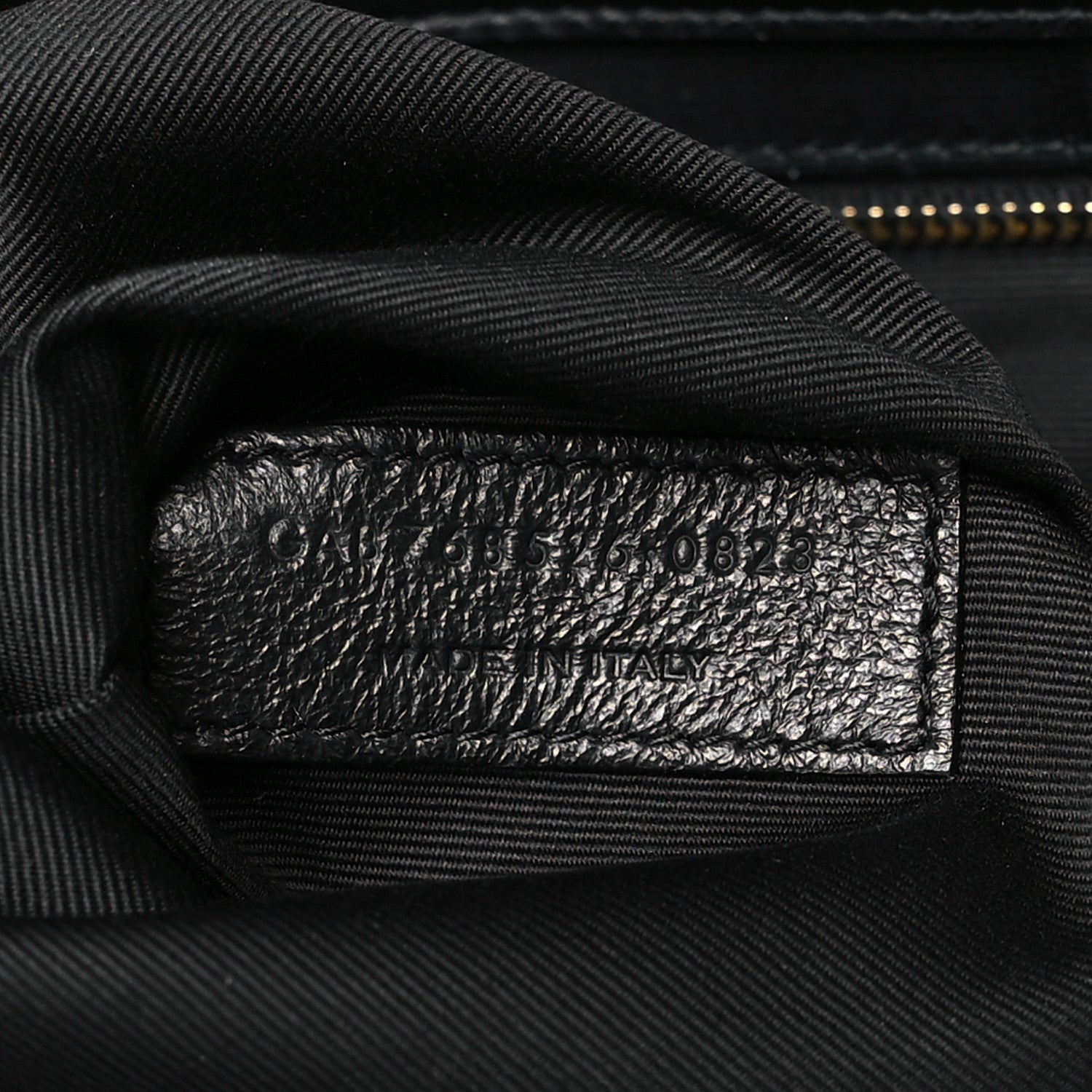 Saint Laurent Lambskin Matelasse Monogram Oversized Jamie Black 6 of 9