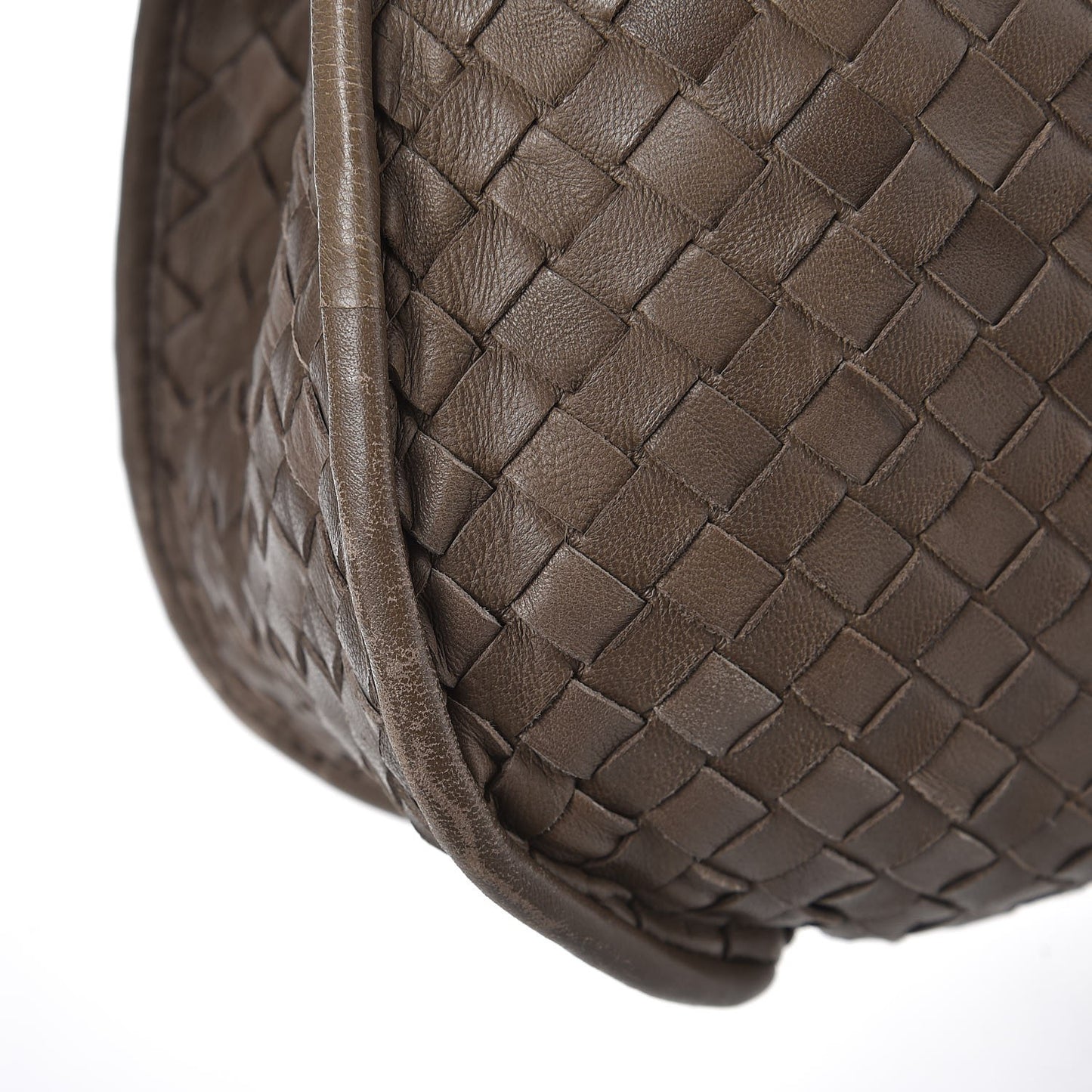 Nappa Intrecciato Oleander Shoulder Bag