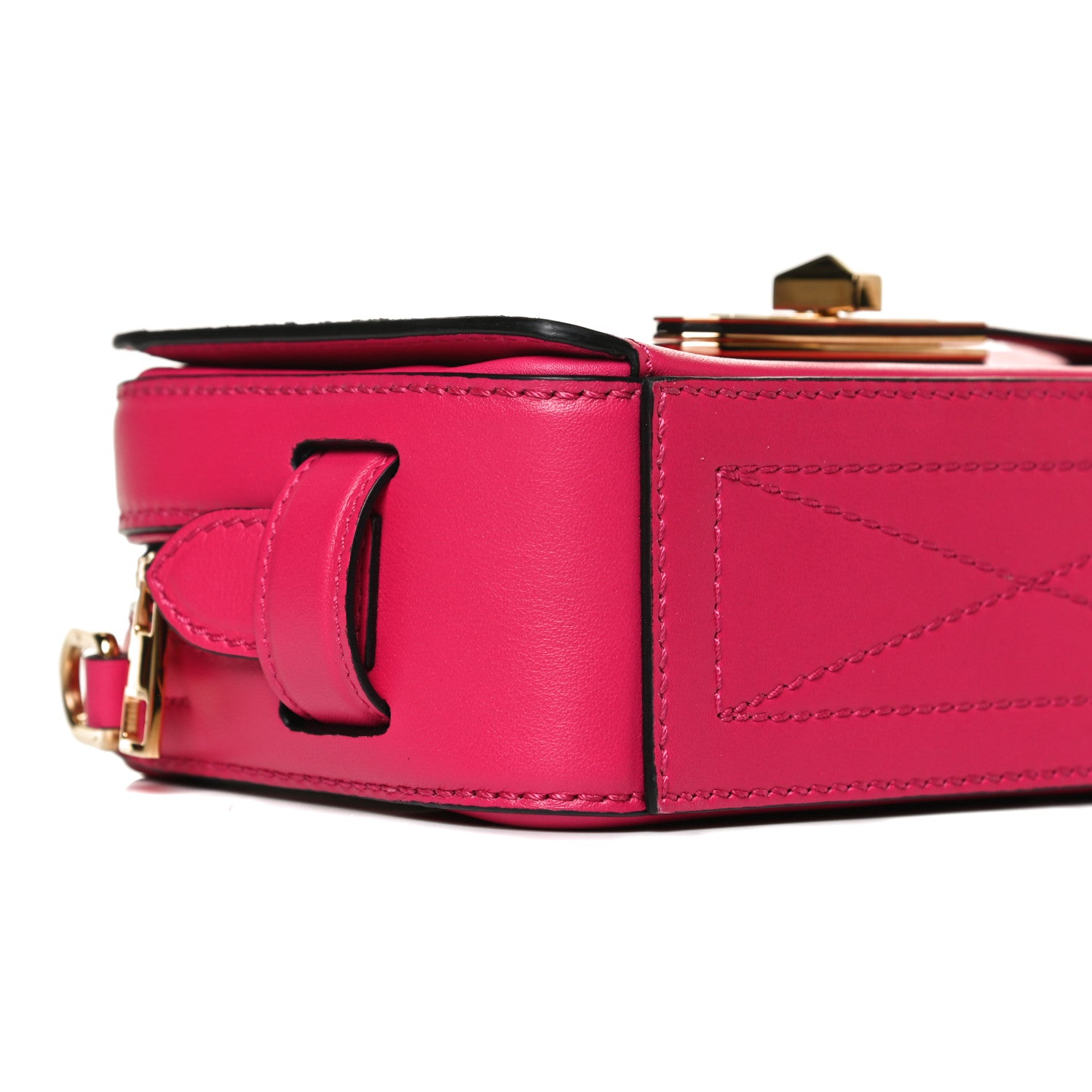 Alexander McQueen Calfskin The Myth Crossbody Bag Fuchsia 9 of 14