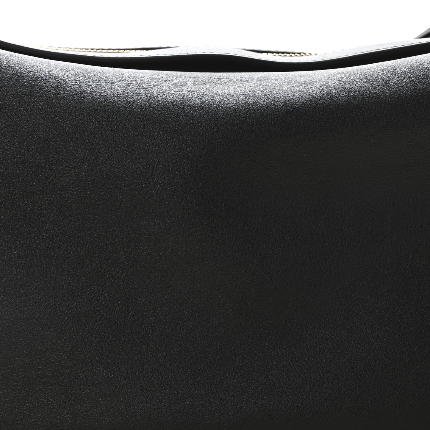 Soft Calfskin Moon Sling Bag Black