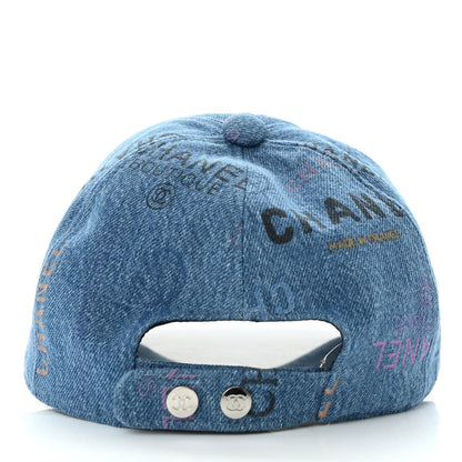 Chanel Denim Mood Cap Hat Blue 6 of 7