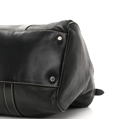 Prada Soft Calfskin Tote Black 9 of 14