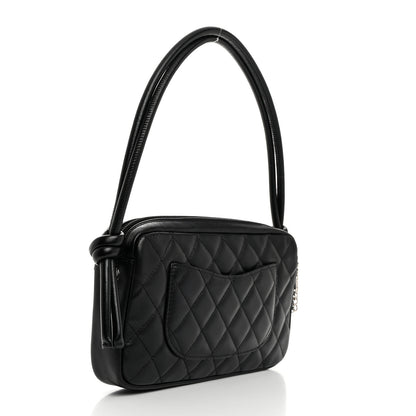 Chanel Calfskin Quilted Cambon Pochette Black 2 of 10