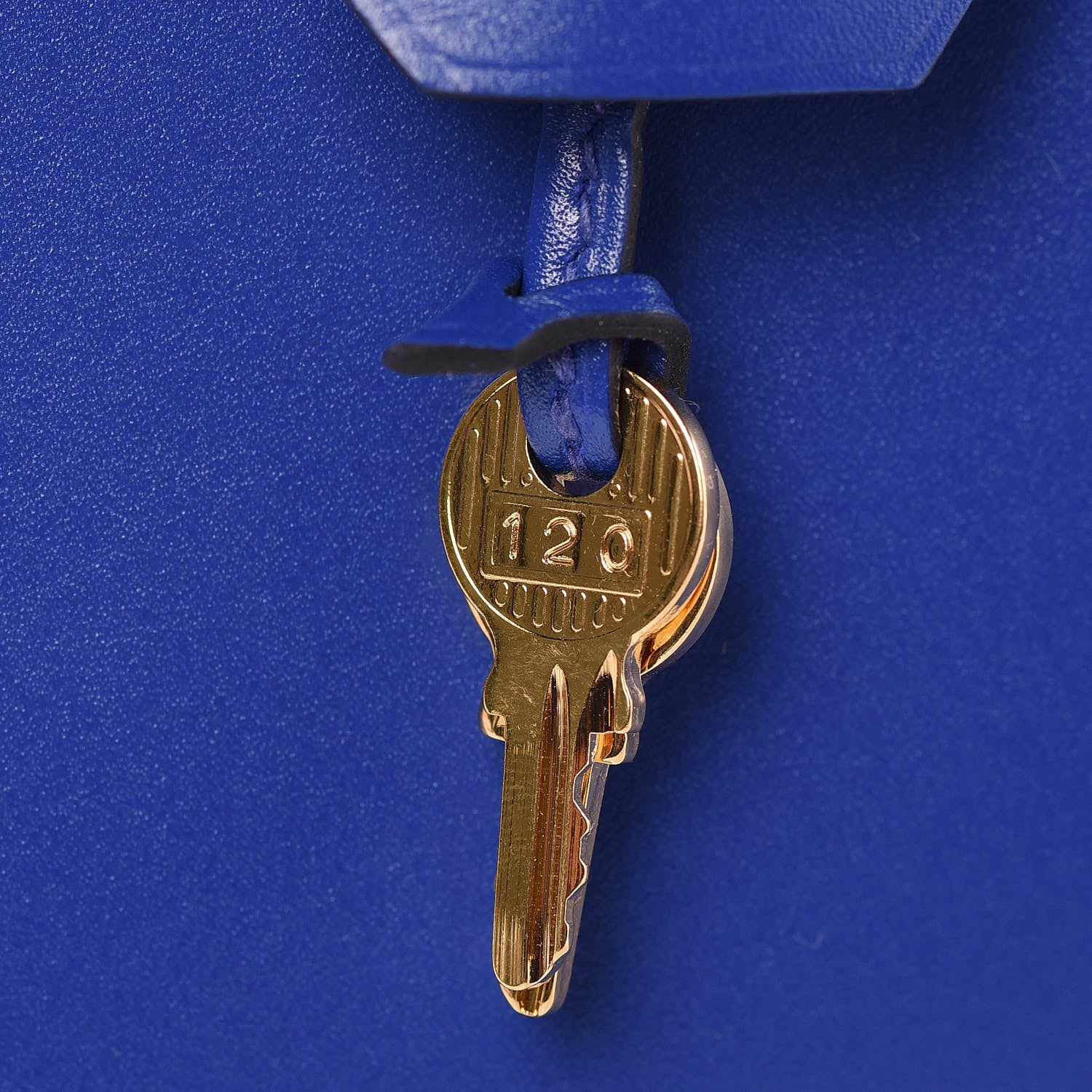Hermes Tadelakt Kelly Sellier 28 Bleu Electrique 21 of 33