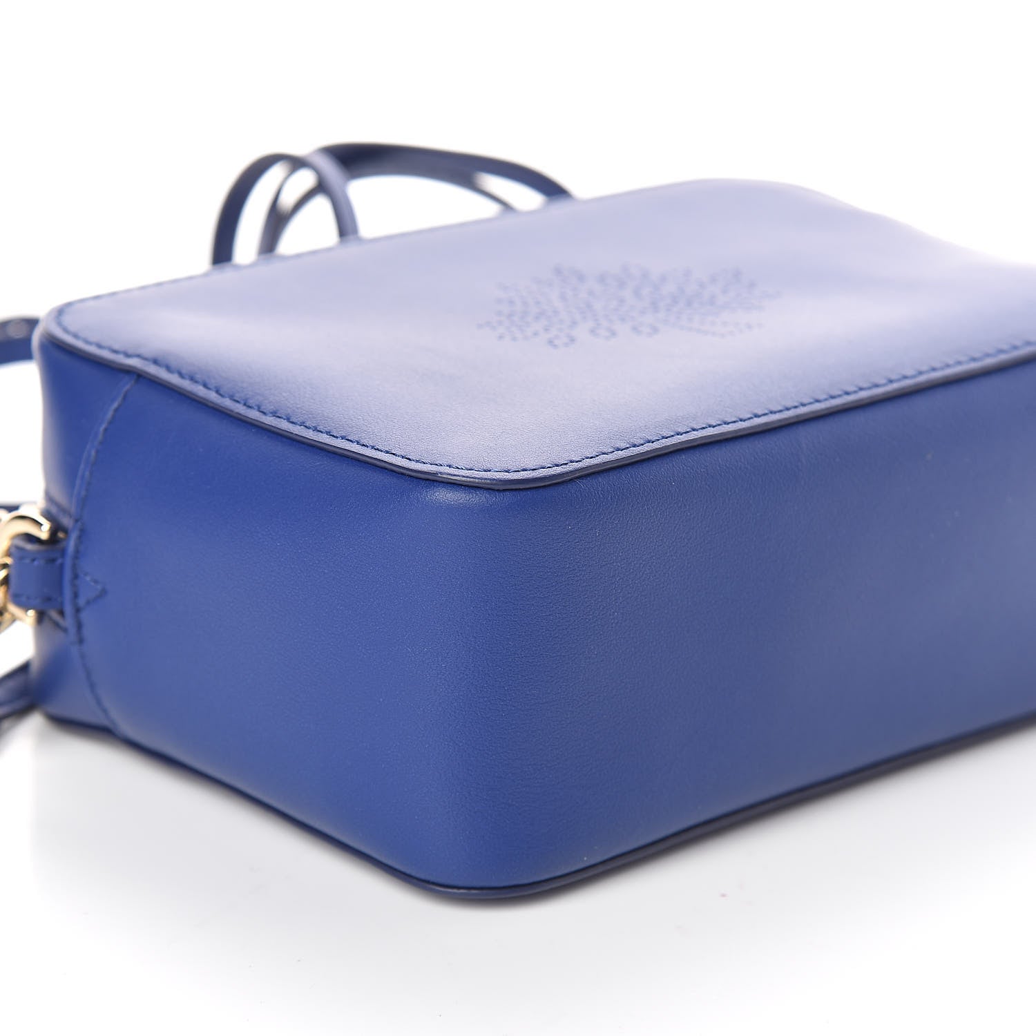 Mulberry Calfskin Nappa Blossom Pochette With Strap Neon Blue 7 of 9