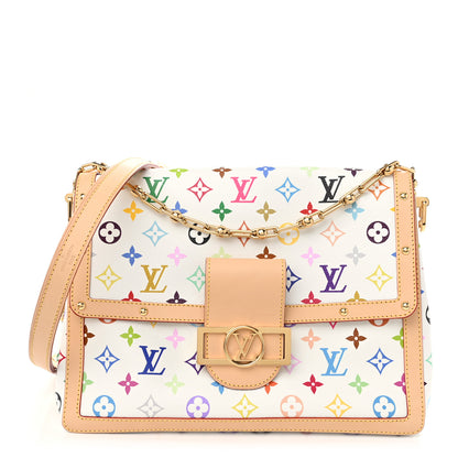 Louis Vuitton LV X TM Monogram Multicolor Dauphine Soft GM White 1 of 9