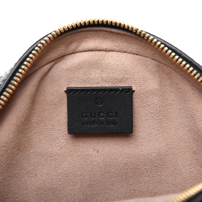 Gucci Suede Patent Web Mini Ophidia Round Shoulder Bag Black 8 of 16