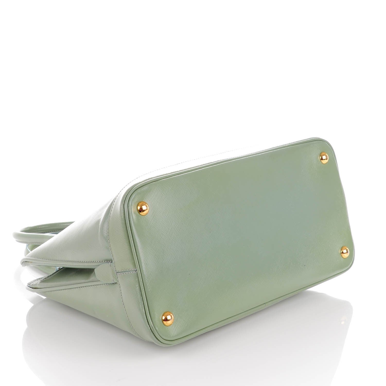 Prada Saffiano Vernice Open Promenade Tote Acquamarina 4 of 8